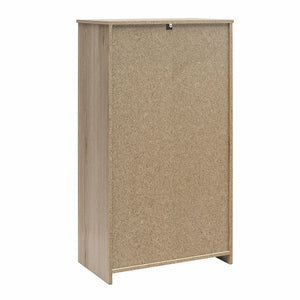 Ameriwood Home BrEZ Build Pearce Tall 5 Drawer Dresser - Blonde Oak - 5 Drawer