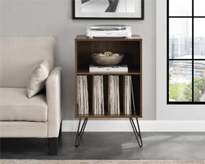 Novogratz Concord Turntable Stand - Florence Walnut