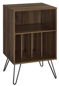 Novogratz Concord Turntable Stand - Florence Walnut