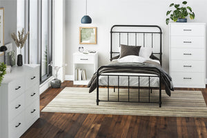 Ameriwood Home BrEZ Build Pearce Nightstand with Drawer - White