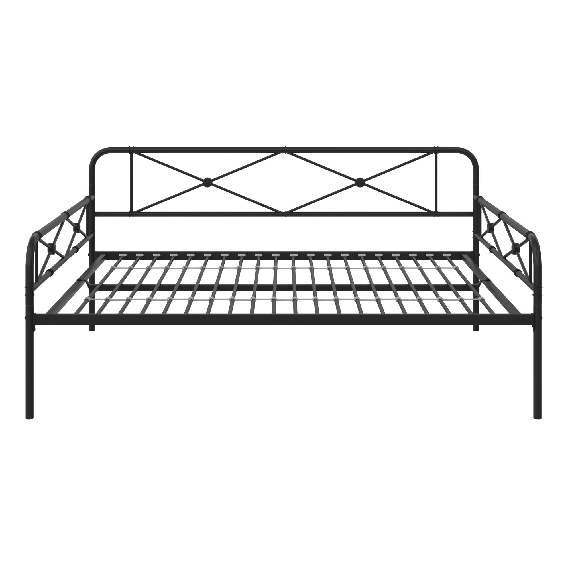 RealRooms Allysa Metal Daybed - Black - Full