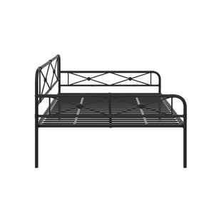 RealRooms Allysa Metal Daybed - Black - Full