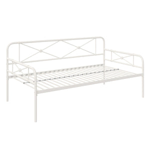 RealRooms Allysa Metal Daybed - White - Twin