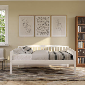 DHP Lydia Wood Daybed - White - Full