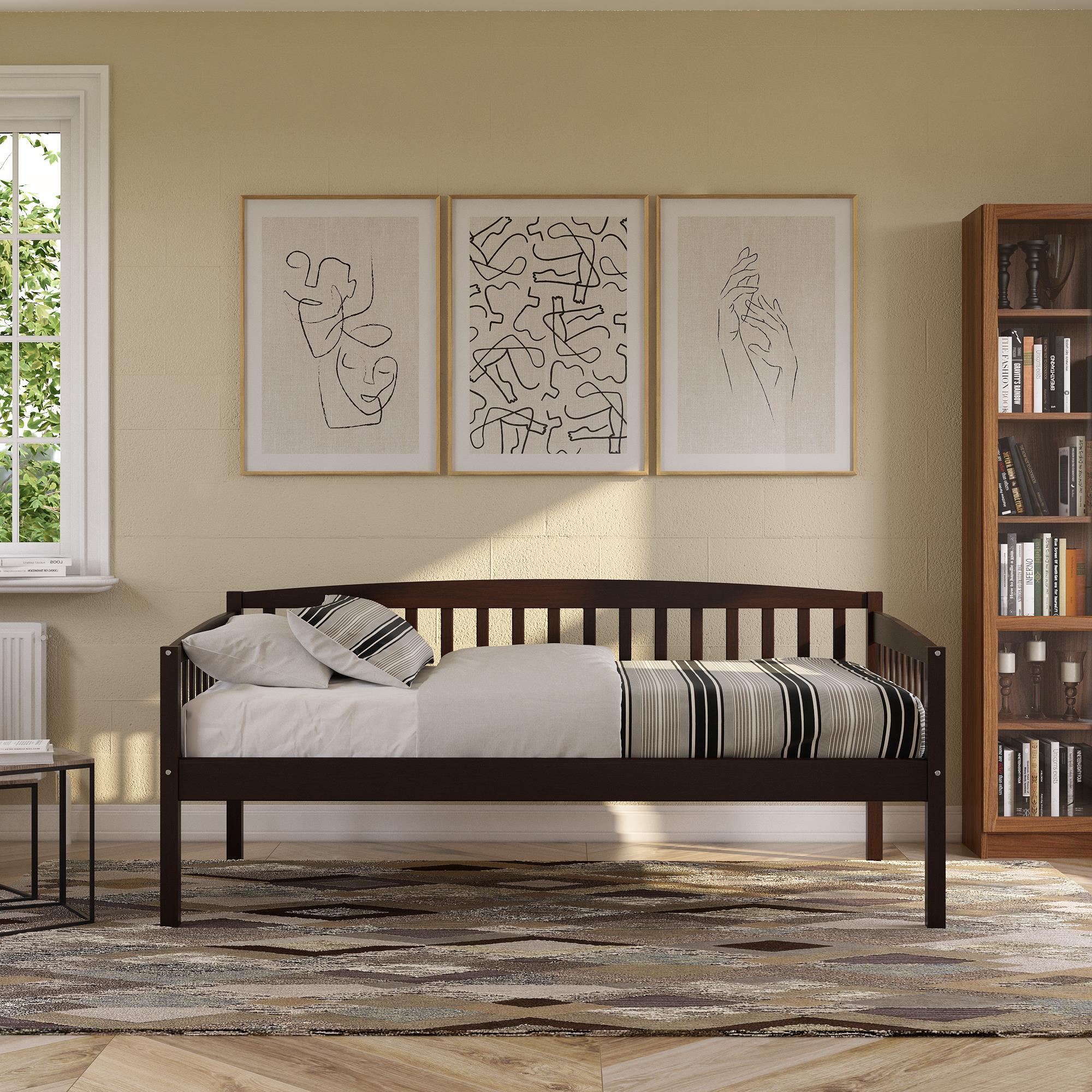 DHP Lydia Wood Daybed - Espresso - Twin