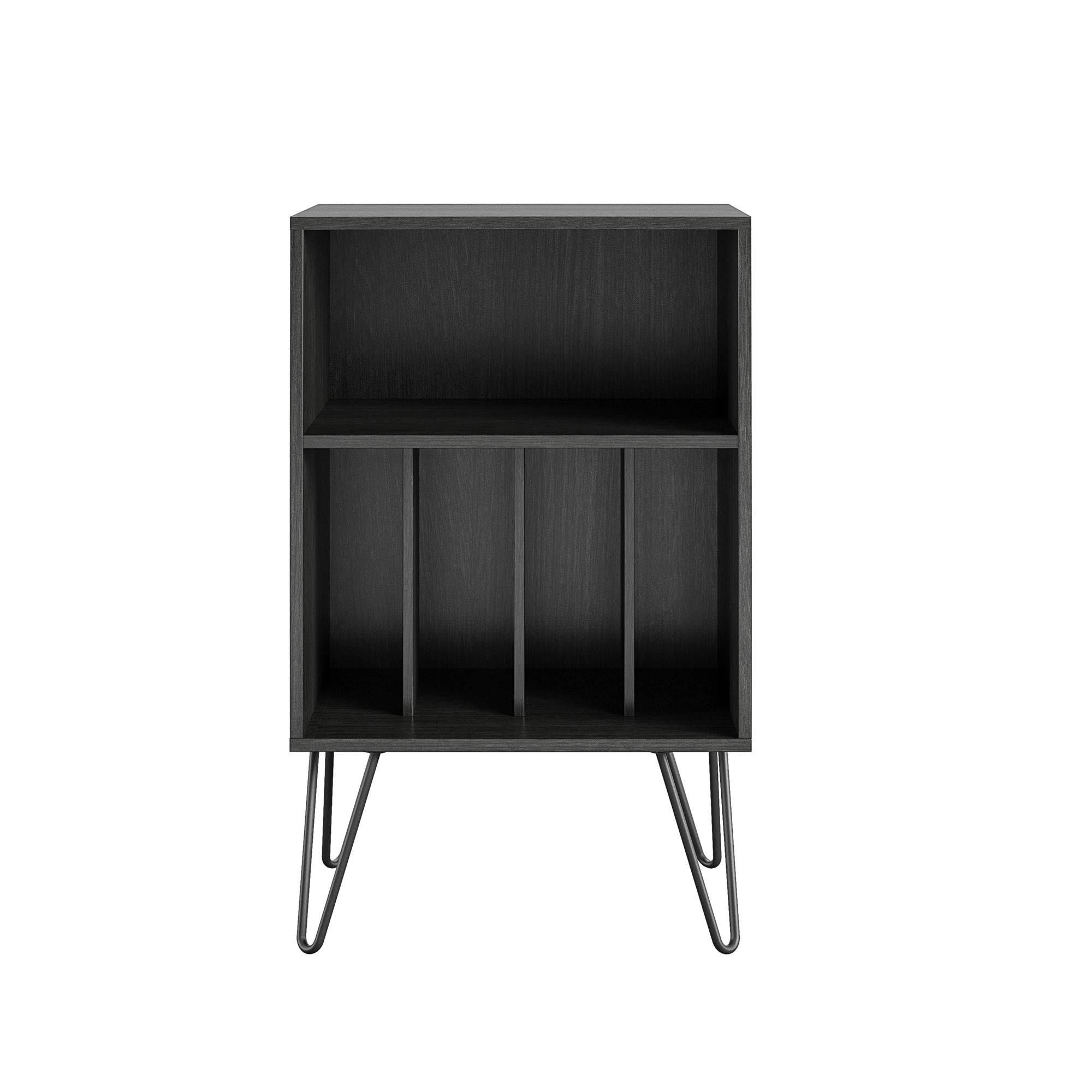 Novogratz Concord Turntable Stand - Black Oak