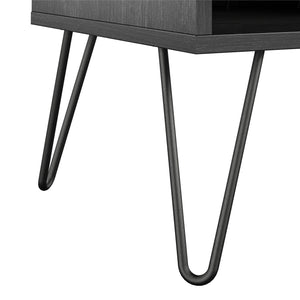 Novogratz Concord Turntable Stand - Black Oak