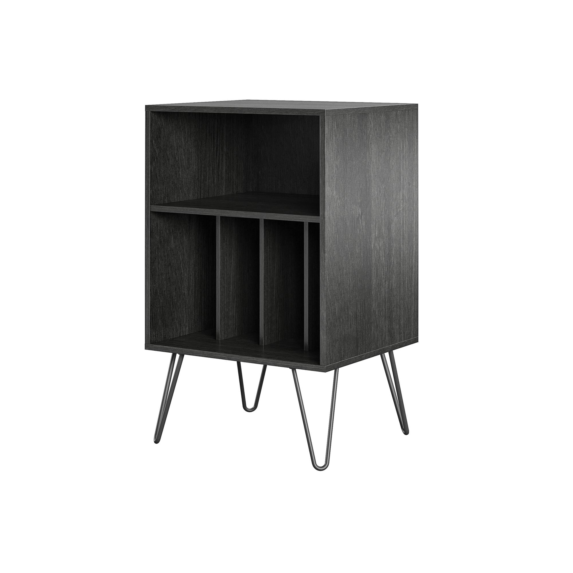 Novogratz Concord Turntable Stand - Black Oak