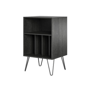 Novogratz Concord Turntable Stand - Black Oak