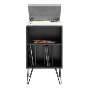 Novogratz Concord Turntable Stand - Black Oak