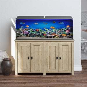 Ollie & Hutch Farmington 55 Gallon Aquarium or Terrarium Stand - Natural