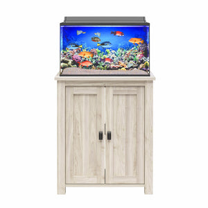 Ollie & Hutch Farmington 10-20 Gallon Aquarium or Terrarium Stand - Light Walnut
