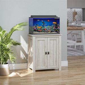 Ollie & Hutch Farmington 10-20 Gallon Aquarium or Terrarium Stand - Light Walnut