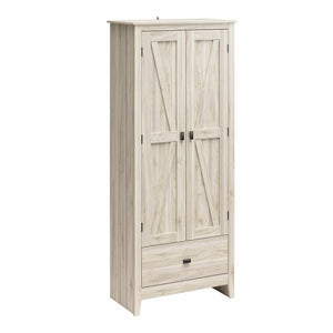 Systembuild Evolution Farmington 30" Wide Storage Cabinet - Light Walnut