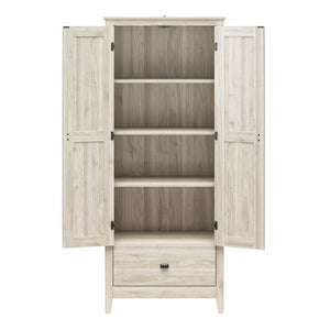 Systembuild Evolution Farmington 30" Wide Storage Cabinet - Light Walnut
