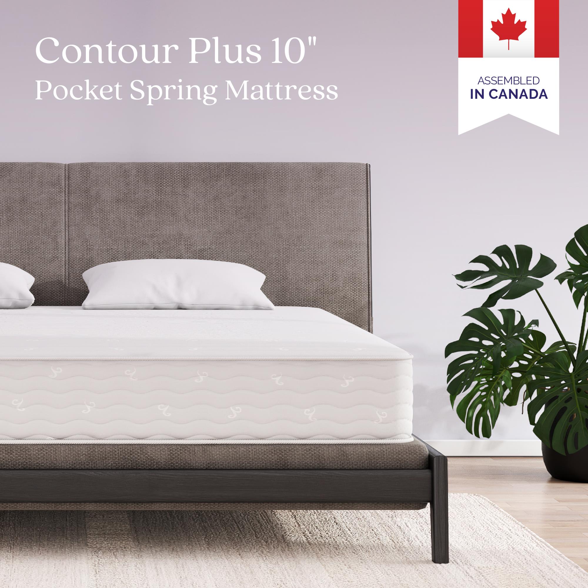 Signature Sleep Contour Plus 10" Reversible Mattress - White - King