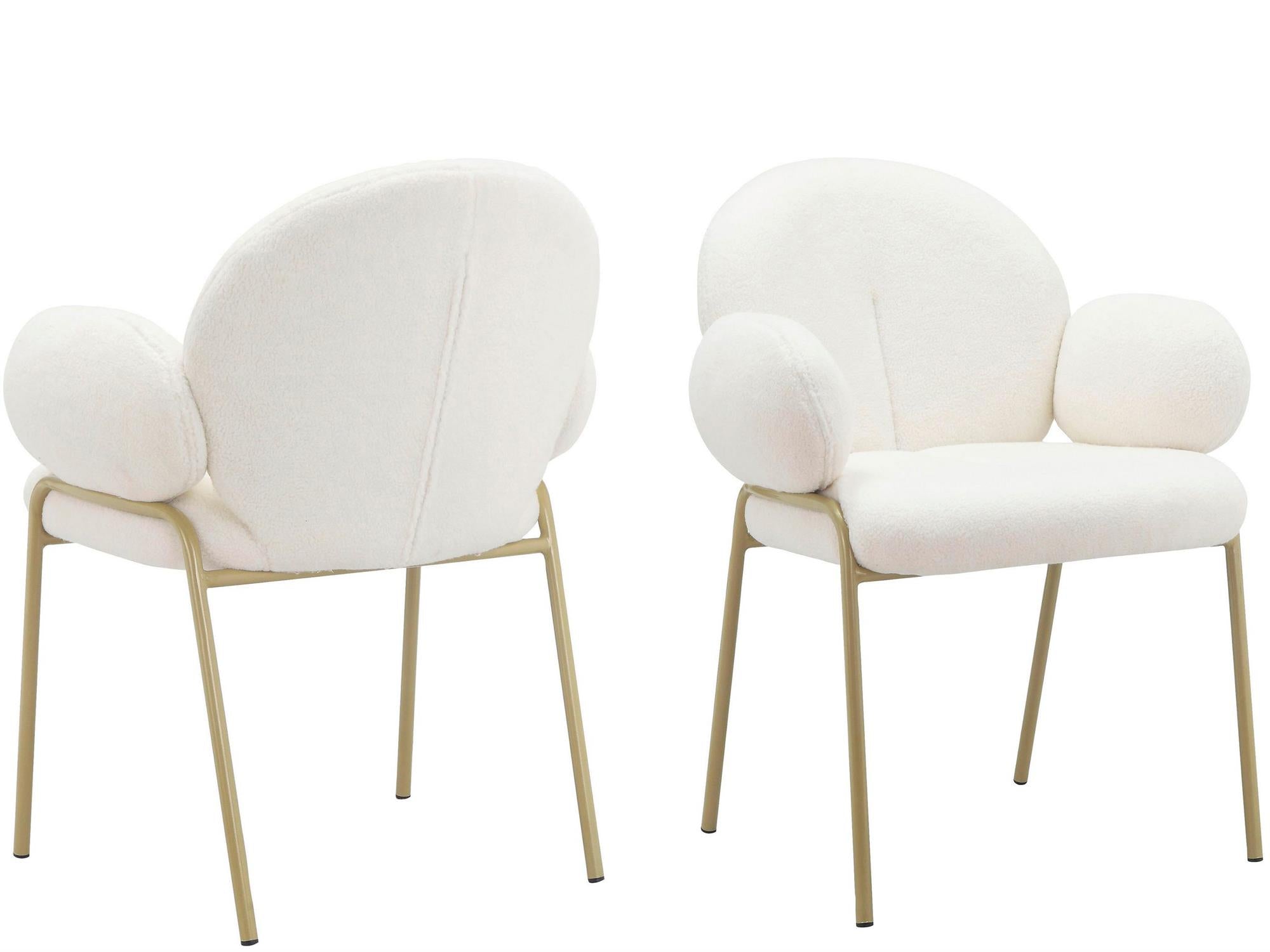 Ren Home Sanna Dining Chair, Set of 2 - Off White - Set of 2