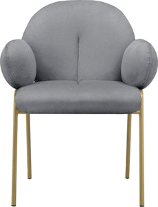 Ren Home Sanna Dining Chair, Set of 2 - Gray - Set of 2