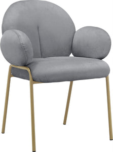 Ren Home Sanna Dining Chair, Set of 2 - Gray - Set of 2