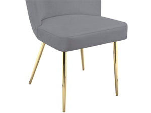 Ren Home Trina Dining Chair, Set of 2 - Gray - Set of 2