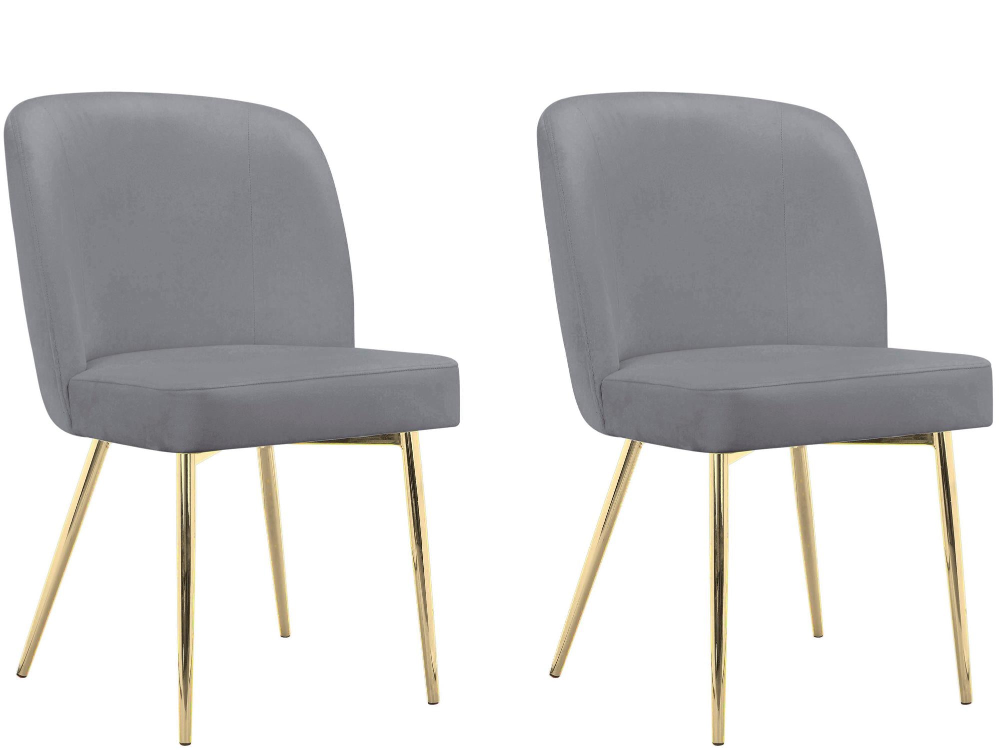 Ren Home Trina Dining Chair, Set of 2 - Gray - Set of 2