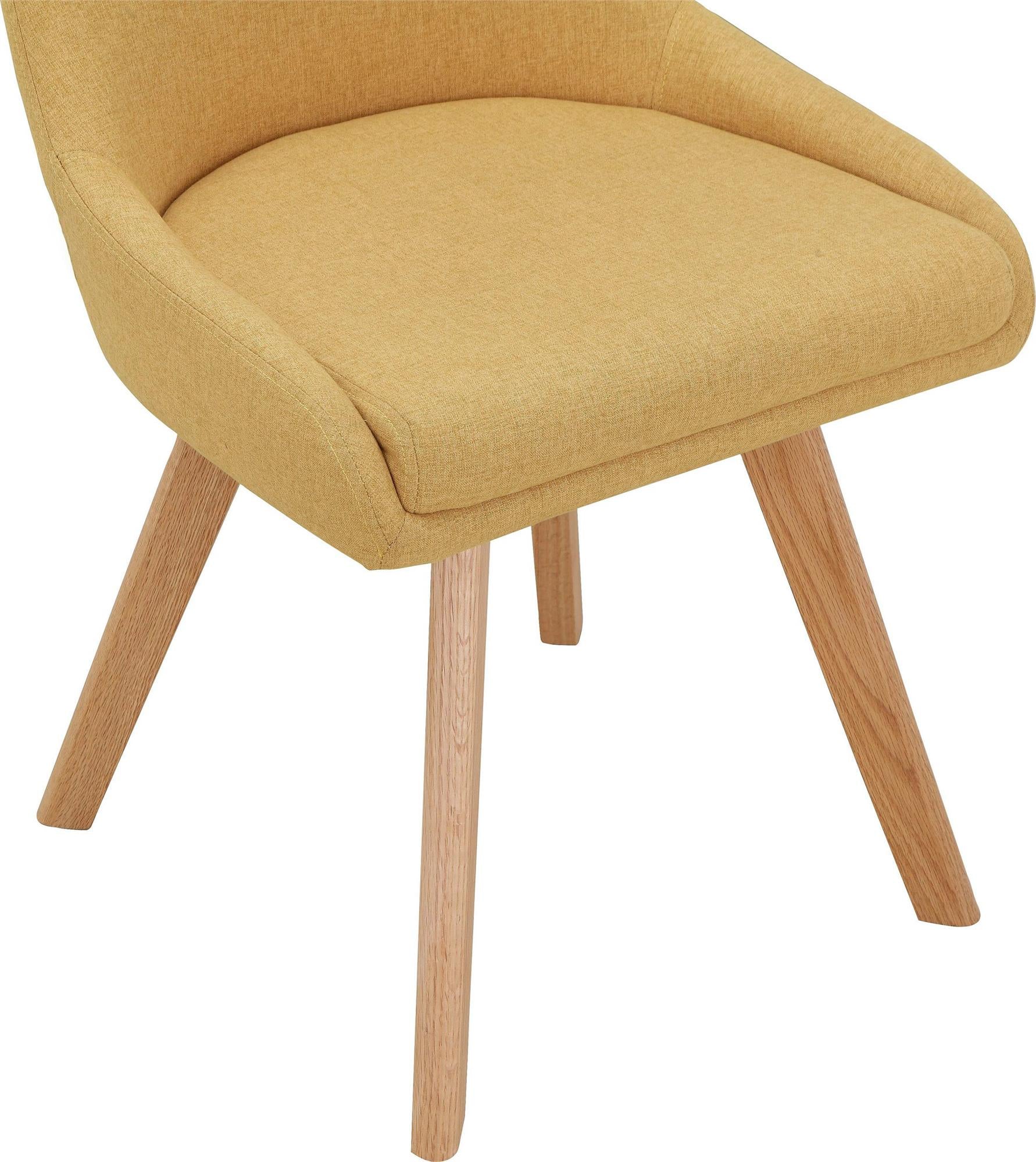 Ren Home Thora Dining Chair, Set of 2 - Mustard Yellow - Set of 2