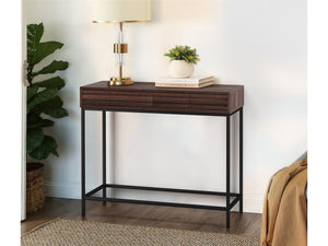 Ren Home Jarrel Console Table - Walnut