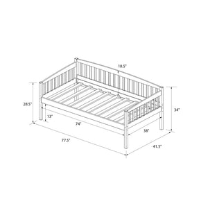 DHP Lydia Wood Daybed - Espresso - Twin