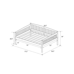 DHP Lydia Wood Daybed - White - Full