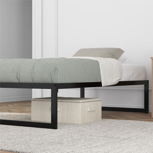 DHP Avey Modern Metal Platform Bed Frame - Black - Twin