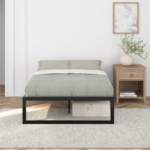 DHP Avey Modern Metal Platform Bed Frame - Black - Full
