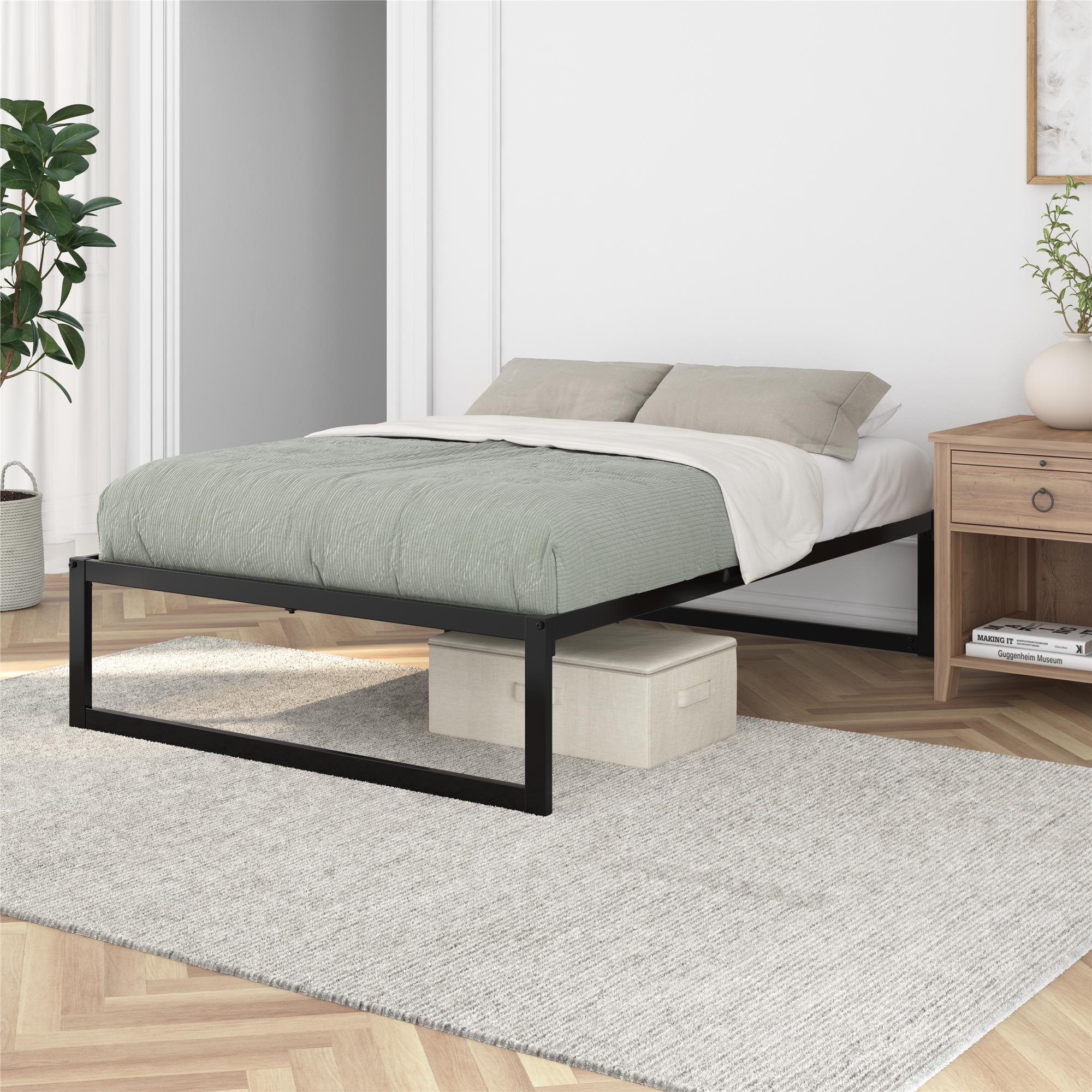 DHP Avey Modern Metal Platform Bed Frame - Black - Full