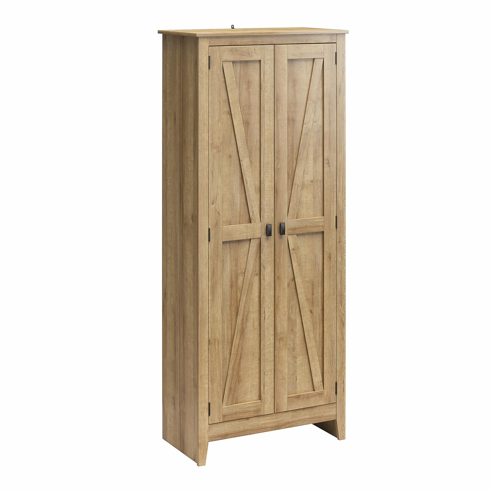 Systembuild Evolution Farmington 31.5" Wide Storage Cabinet - Reclaimed Oak
