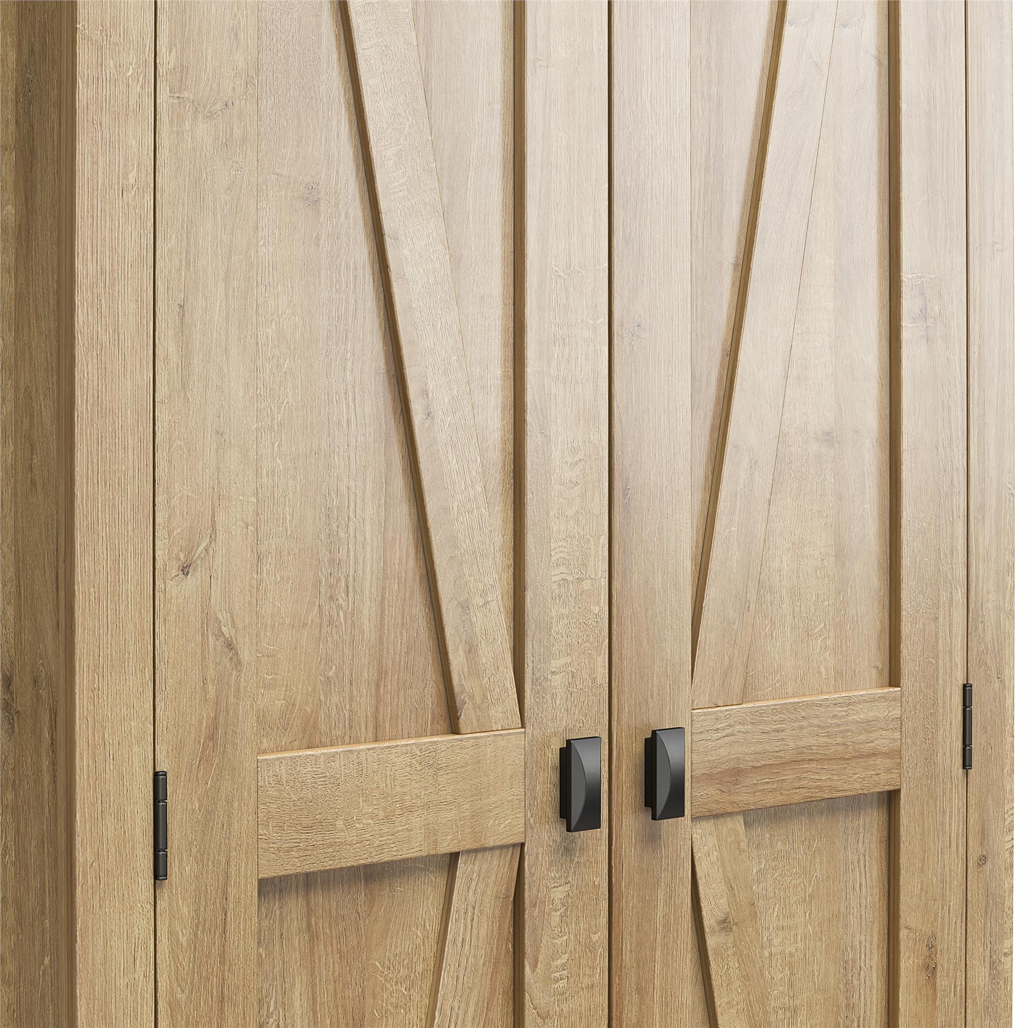 Systembuild Evolution Farmington 31.5" Wide Storage Cabinet - Reclaimed Oak
