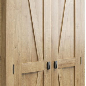 Systembuild Evolution Farmington 31.5" Wide Storage Cabinet - Reclaimed Oak