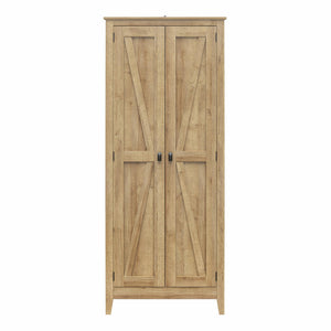 Systembuild Evolution Farmington 31.5" Wide Storage Cabinet - Reclaimed Oak