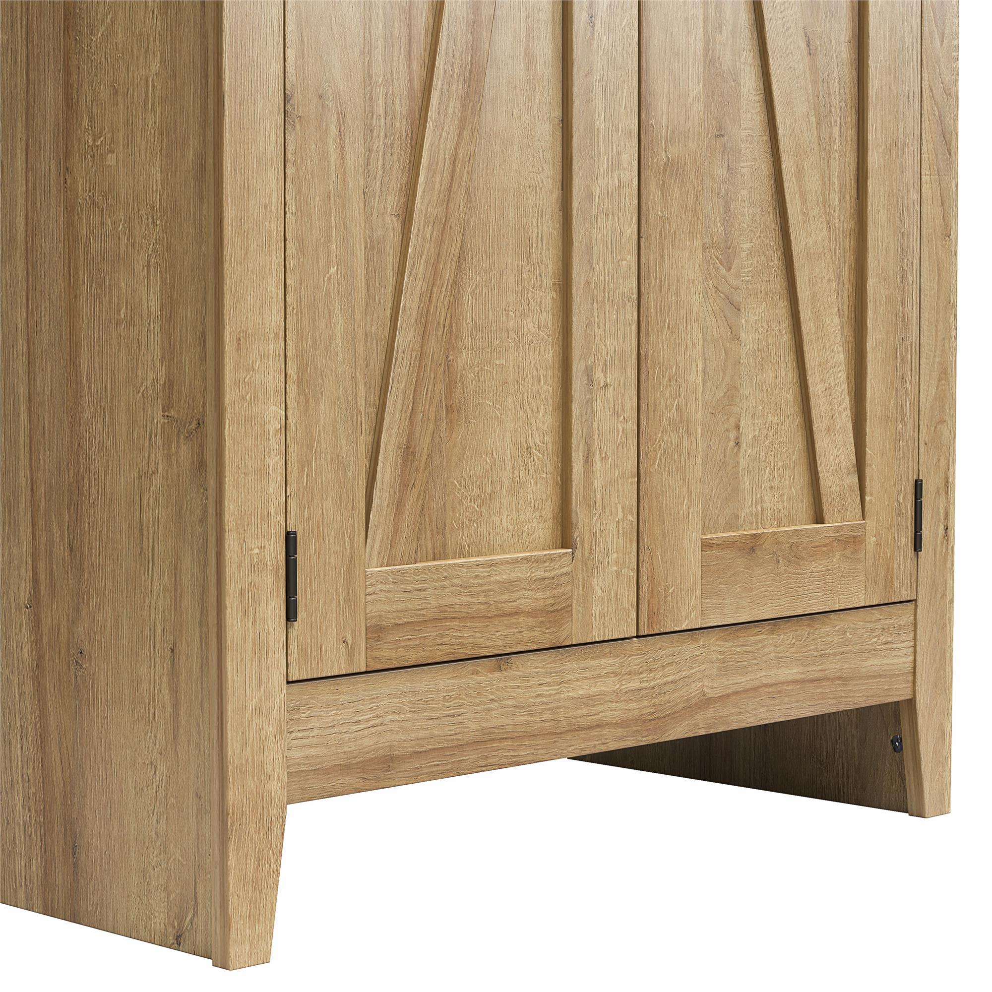 Systembuild Evolution Farmington 31.5" Wide Storage Cabinet - Reclaimed Oak