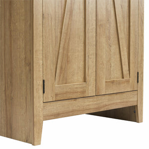 Systembuild Evolution Farmington 31.5" Wide Storage Cabinet - Reclaimed Oak