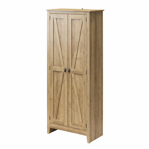 Systembuild Evolution Farmington 31.5" Wide Storage Cabinet - Reclaimed Oak