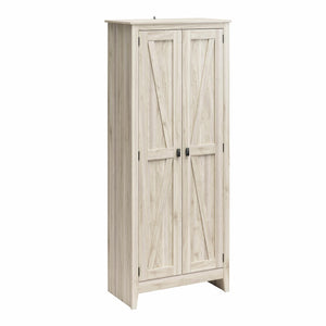 Systembuild Evolution Farmington 31.5" Wide Storage Cabinet - Light Walnut