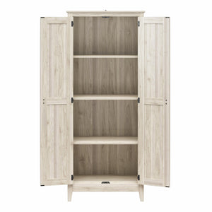 Systembuild Evolution Farmington 31.5" Wide Storage Cabinet - Light Walnut
