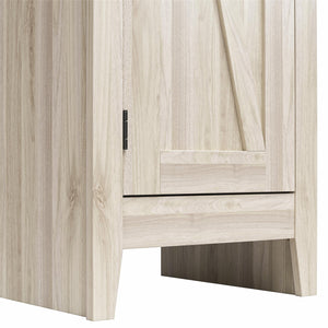 Systembuild Evolution Farmington 18" Wide Storage Cabinet - Light Walnut