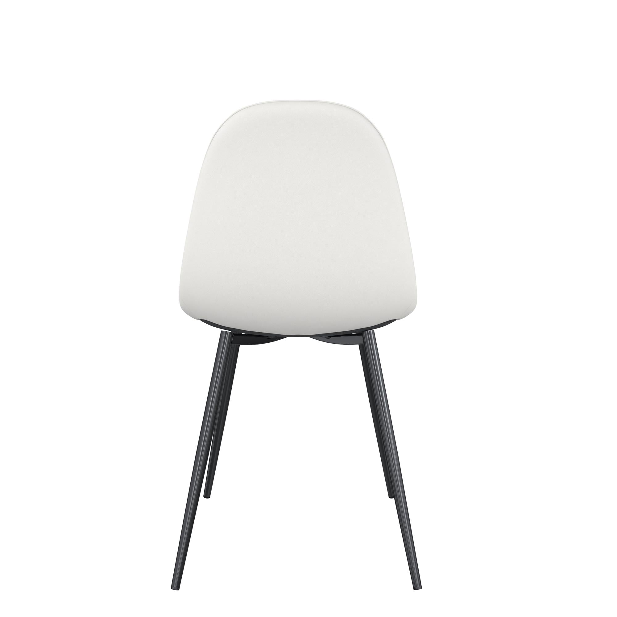 RealRooms Brandon Dining Chair, Set of 4 - White