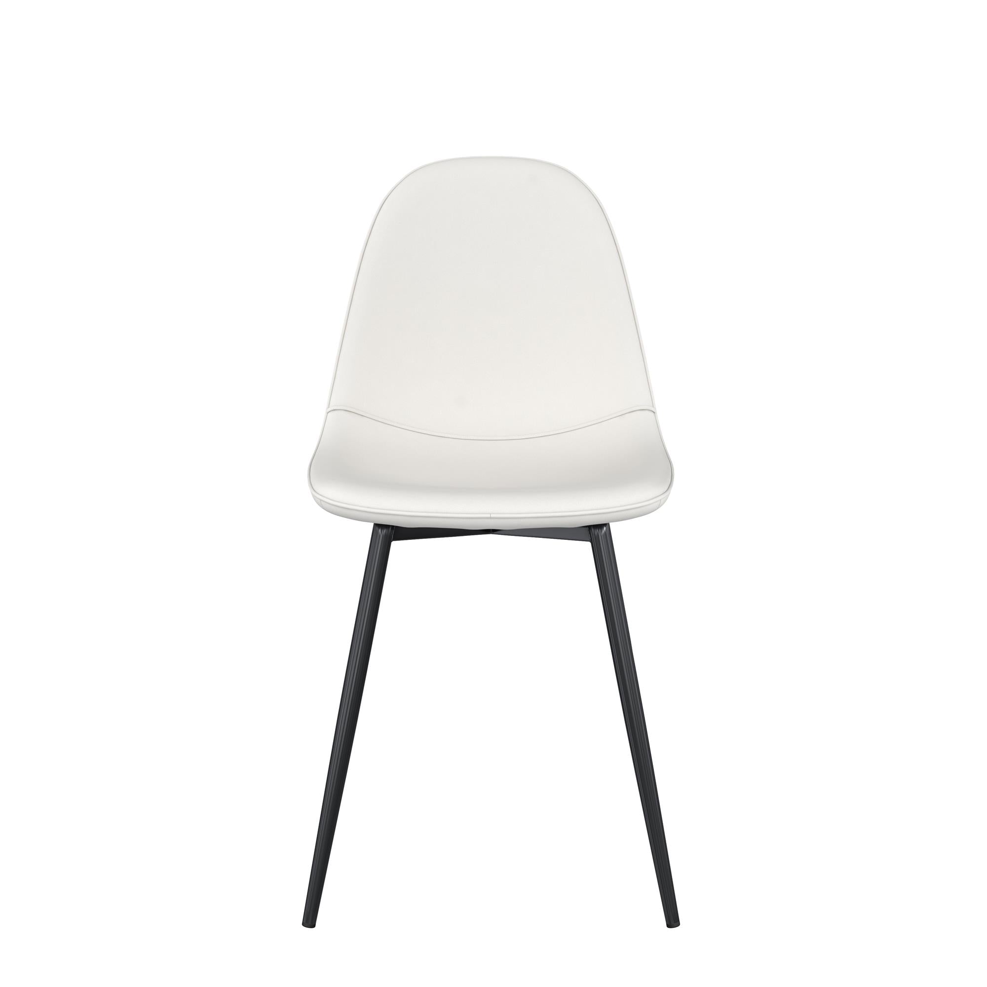 RealRooms Brandon Dining Chair, Set of 4 - White