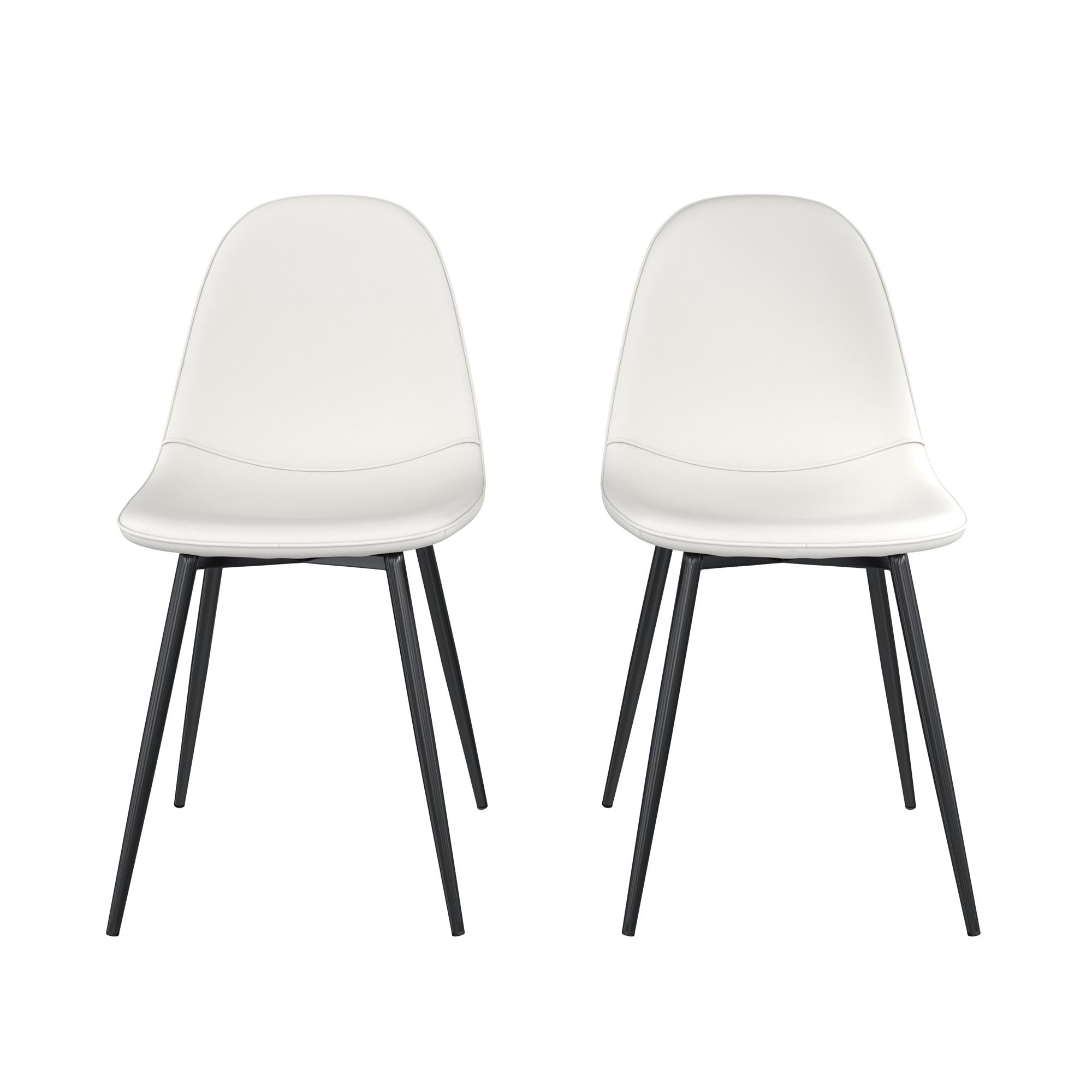 RealRooms Brandon Dining Chair, Set of 4 - White
