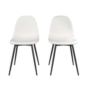 RealRooms Brandon Dining Chair, Set of 4 - White