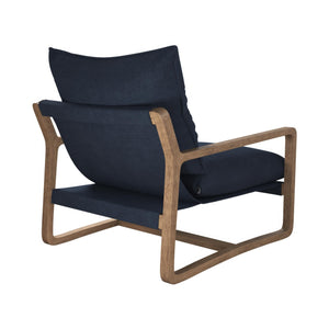 DHP Mira Accent Chair - Navy - 1-Seater