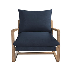 DHP Mira Accent Chair - Navy - 1-Seater