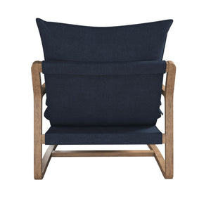 DHP Mira Accent Chair - Navy - 1-Seater