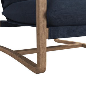 DHP Mira Accent Chair - Navy - 1-Seater